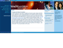 Tablet Screenshot of kirschfoundation.org